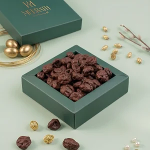 Les Éclats Easter chocolate dragées in Meerath premium green box